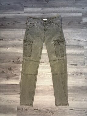 Garage Gray Skinny Cargo Jeans